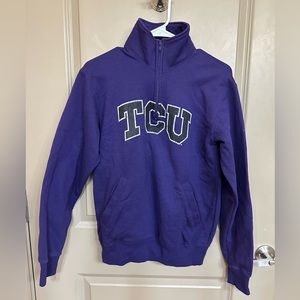 Champion brand TCU Quarter Zip